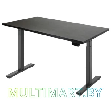 Стол для работы стоя ErgoSmart Ergo Desk Pro 1360x800x36 мм (дуб мореный/черный)